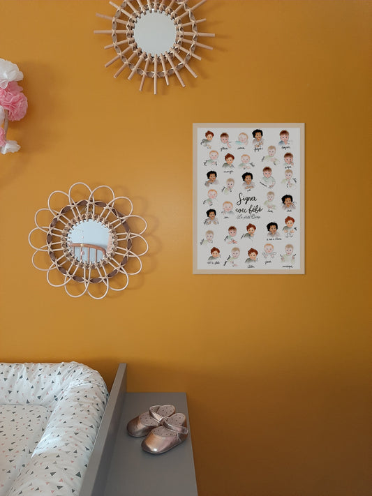 Apprendre le bébé signe à un bébé de six mois