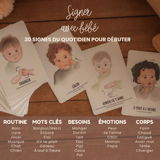 Signer avec bébé 30 signes du quotidien
