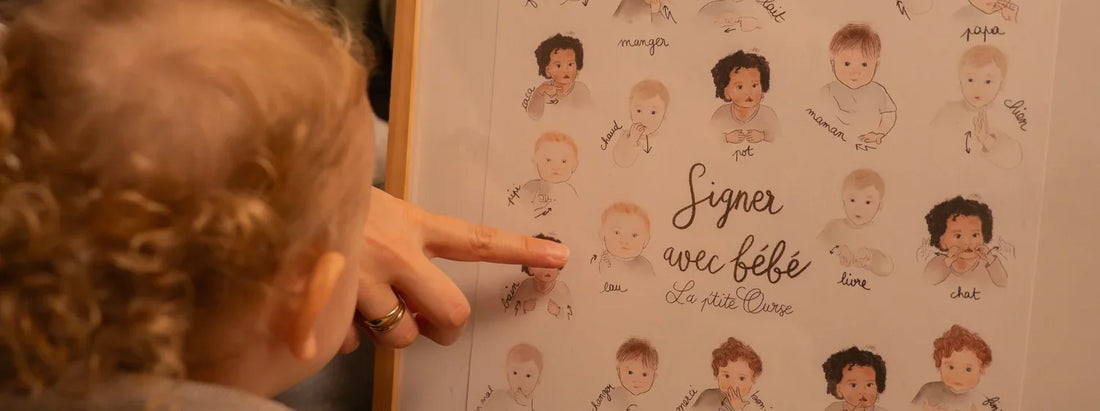 mettre en place le bébé signe