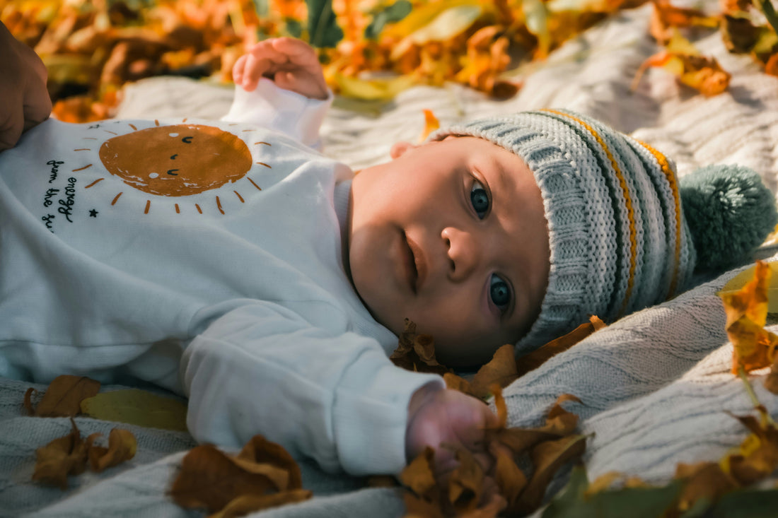 activité d'automne avec bébé