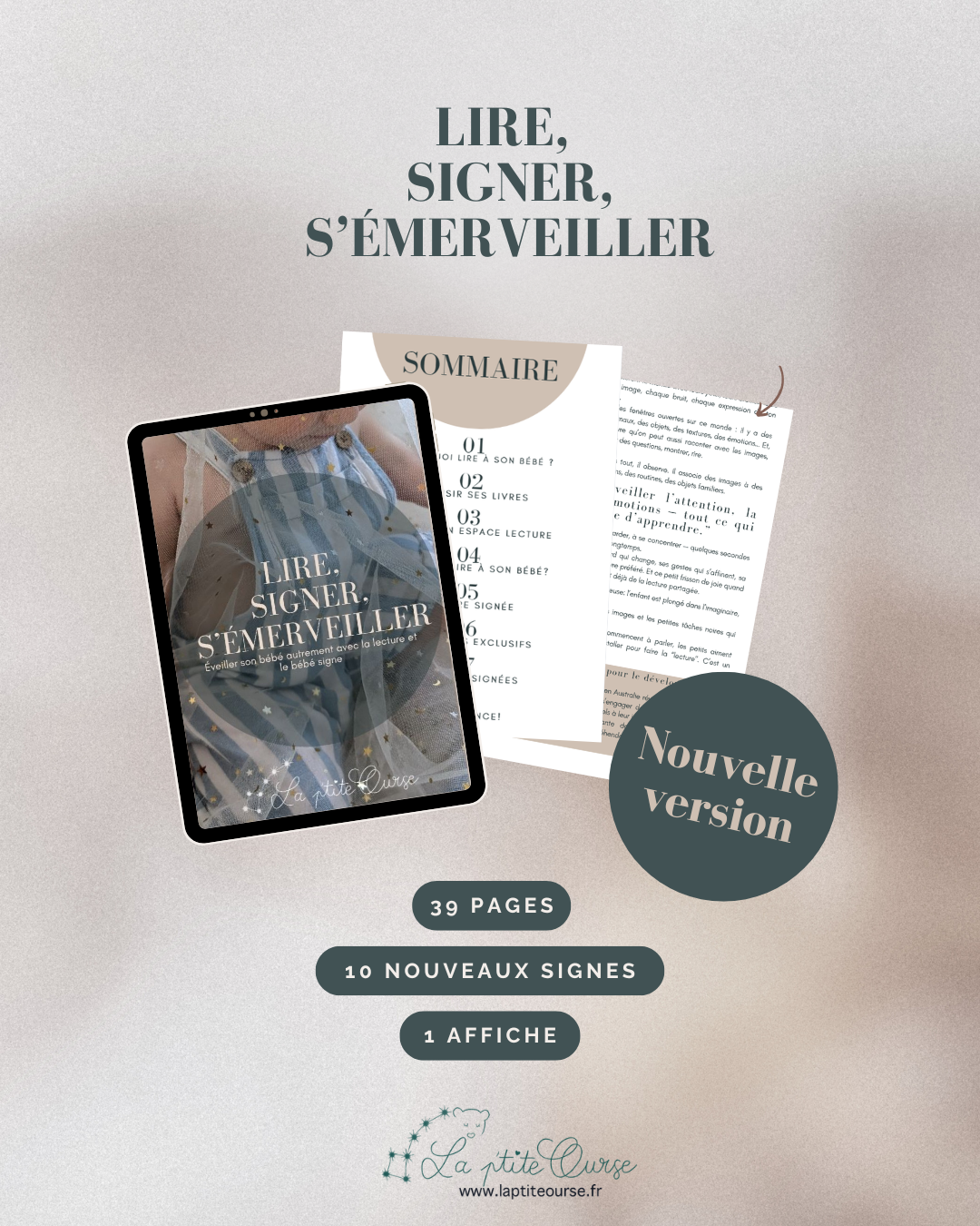 contenu du ebook nouvelle version
