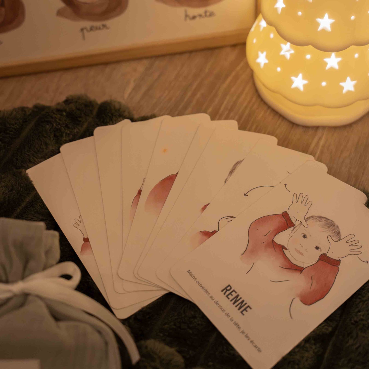 cartes Noël! Signer avec bébé, bébé signe par la p'tite ourse