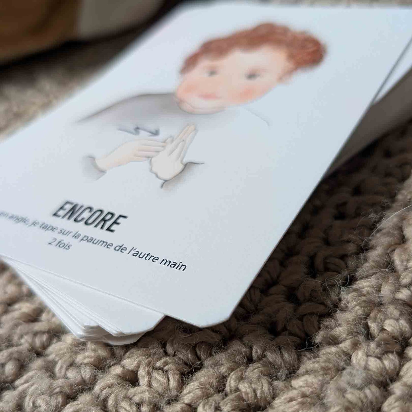 Cartes bébé signe